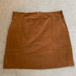 Banana Republic faux suede skirt.
